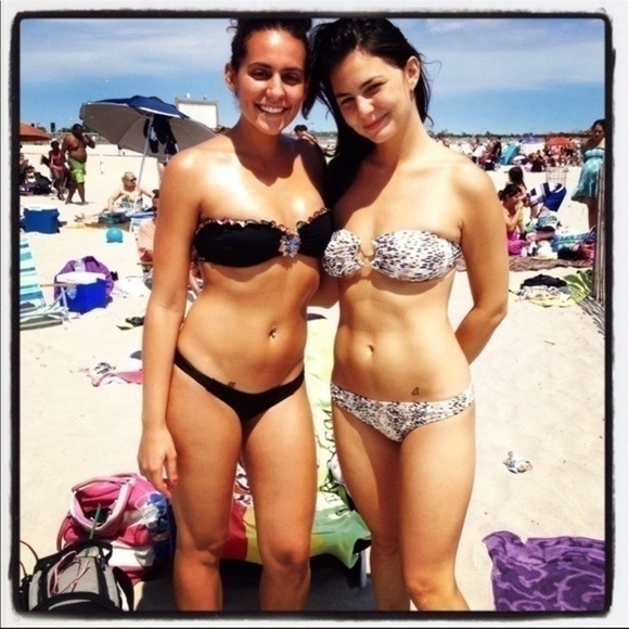 Express Animal Print Bikini Size Medium - Picture 6 of 6